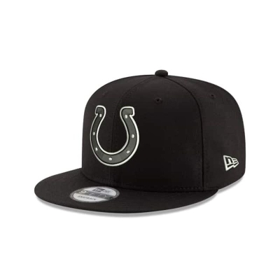 Black Indianapolis Colts Hat - New Era NFL 9FIFTY Snapback Caps USA7098263